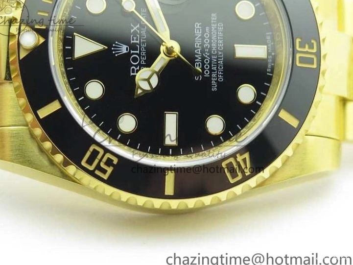 0208 Submariner TW Best Edition 116618LN Black Full YG Wrapped A SmartChoice 3565